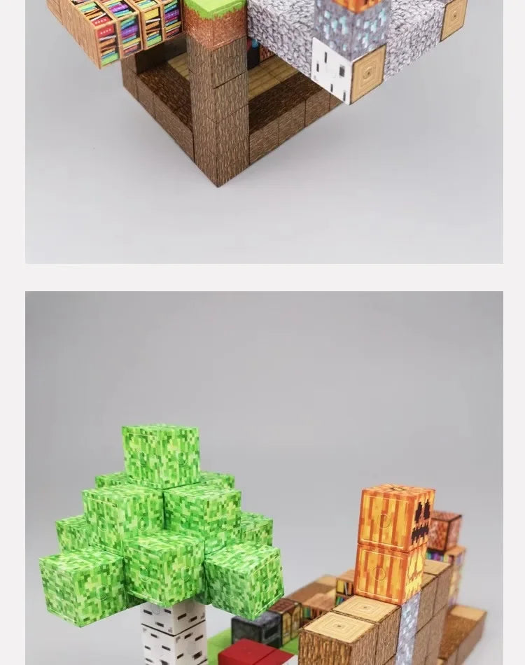 Blocos Magnéticos Criativos 128-150 Peças