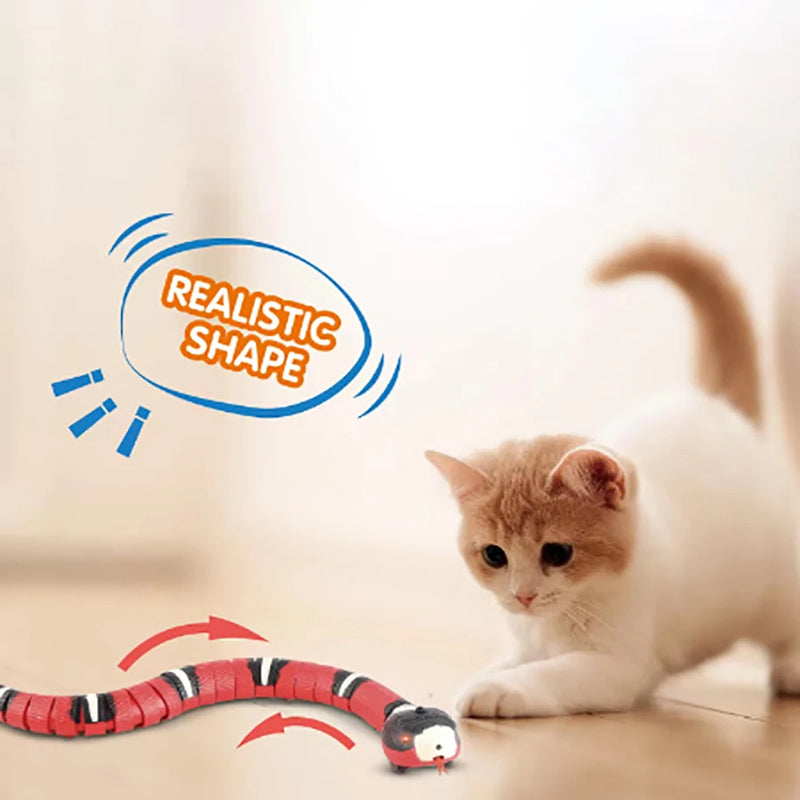 Brinquedo Cobra Elétrica USB para Gatos