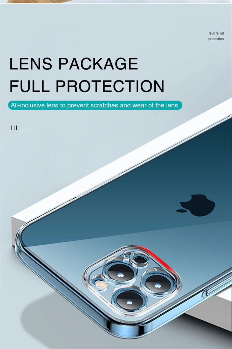 Capa Ultra Fina Transparente para iPhone