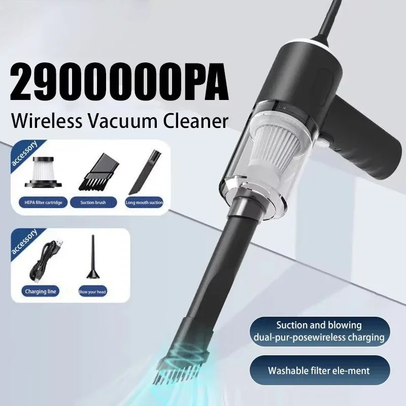 Aspirador Portátil Sem Fio 1200mAh