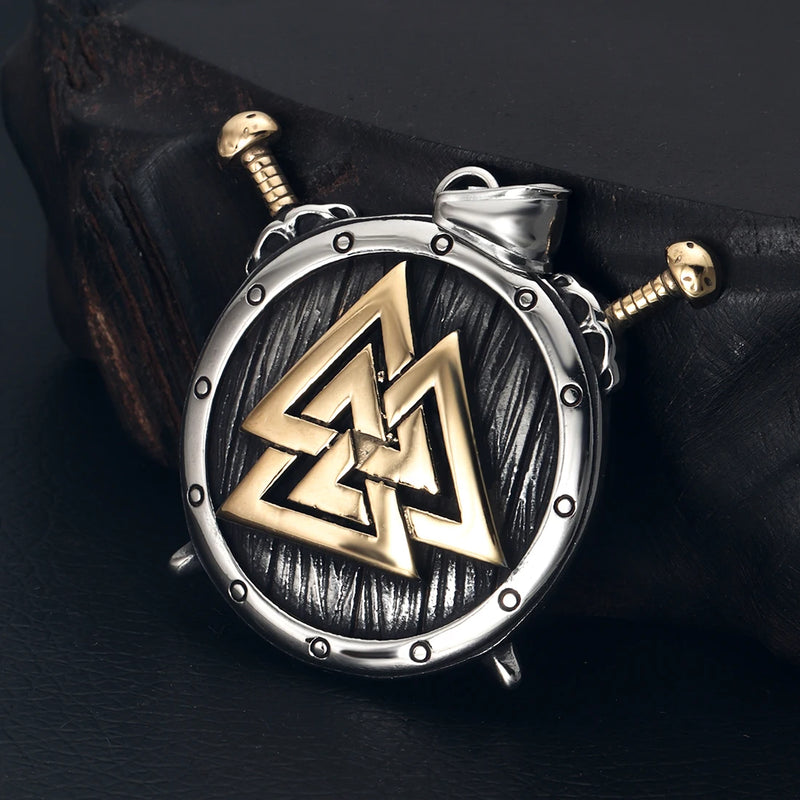Pingente Viking de Lobo em Aço Inoxidável 316L