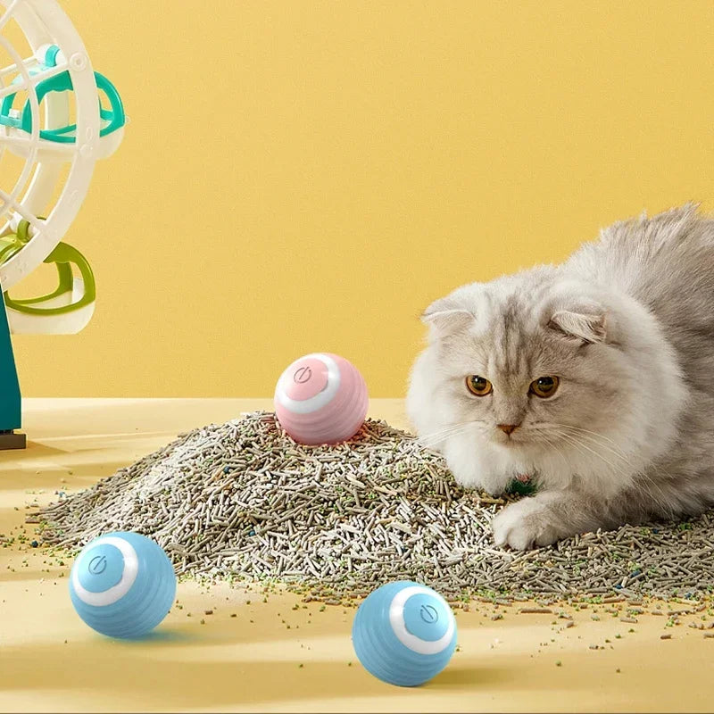 Brinquedo Interativo Bola USB para Gatos