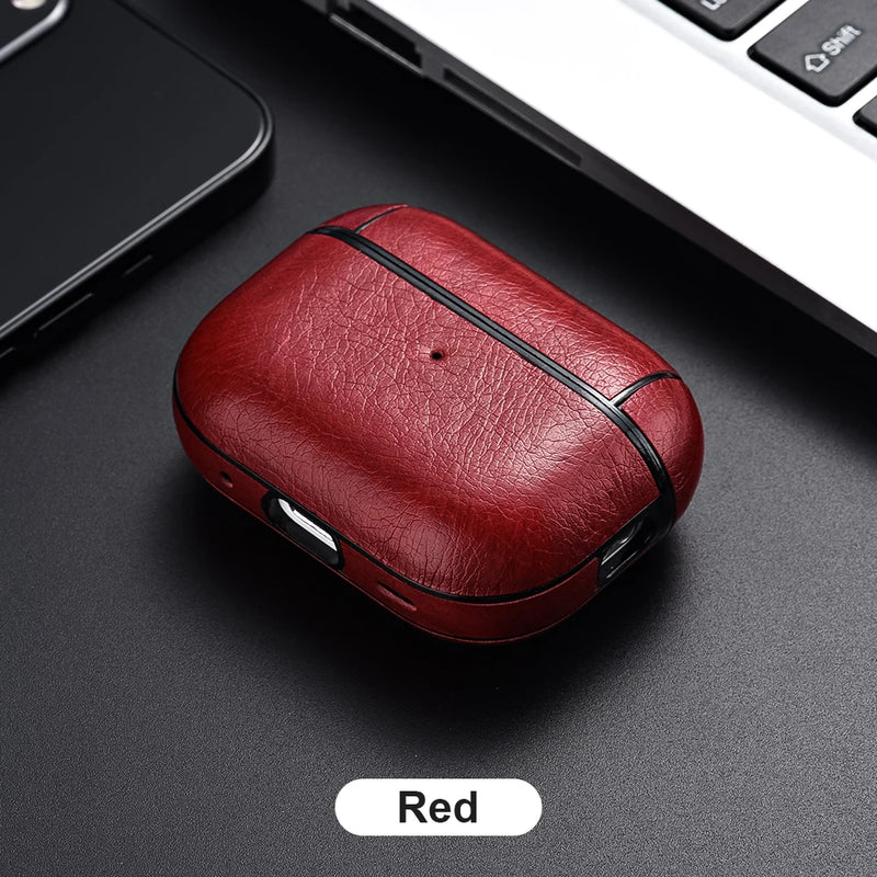 Case de Couro PU Para AirPods