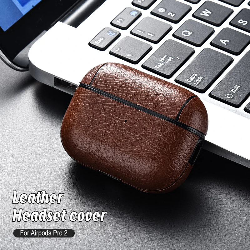 Case de Couro PU Para AirPods