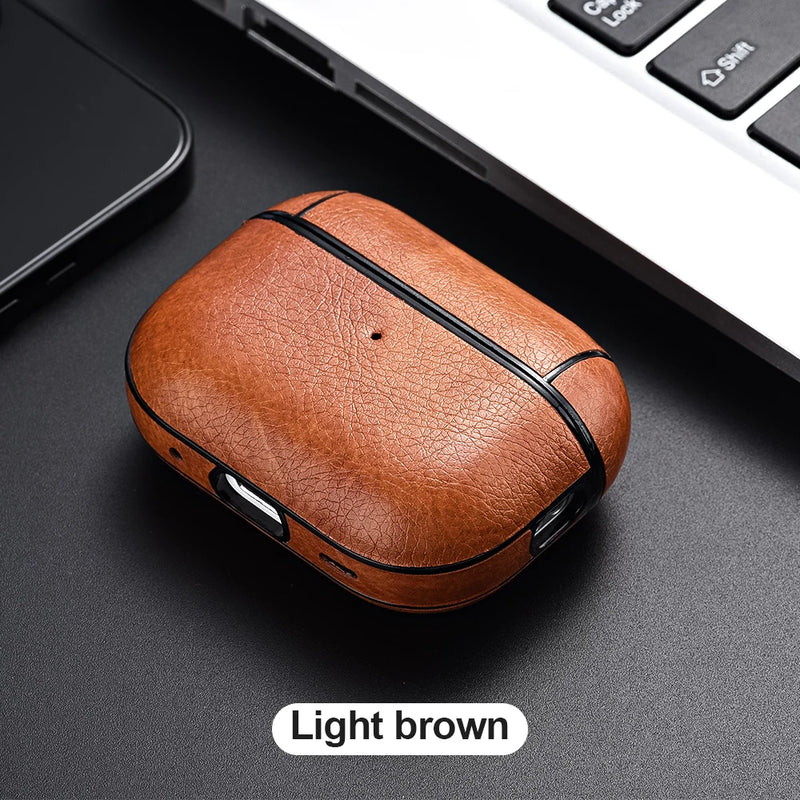 Case de Couro PU Para AirPods