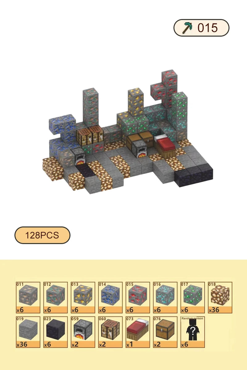 Blocos Magnéticos Criativos 128-150 Peças