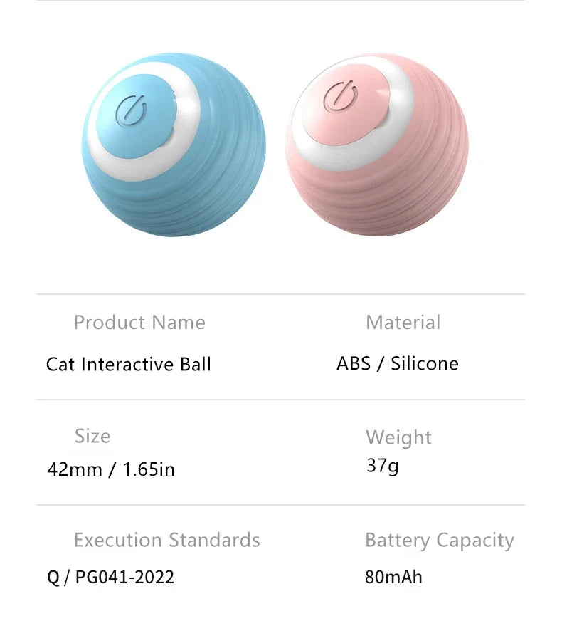 Brinquedo Interativo Bola USB para Gatos
