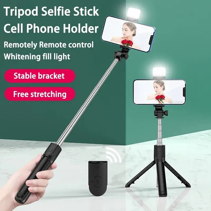 Bastão Selfie Tripé com Controle Bluetooth