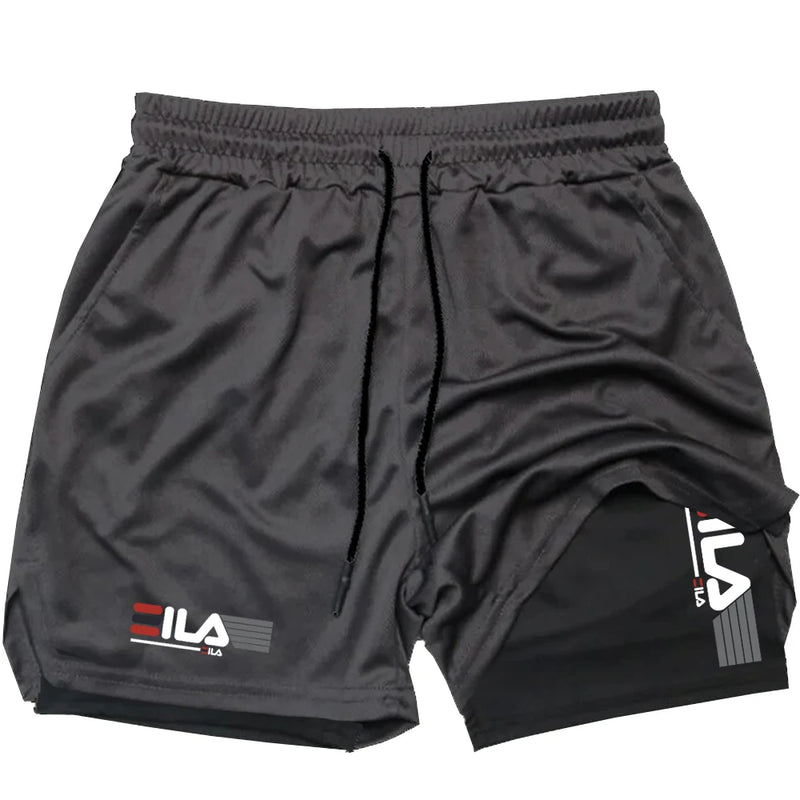 Shorts Masculino 2 em 1 Academia
