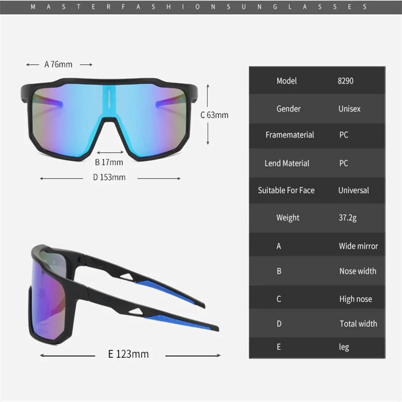 Óculos de Sol Polarizados para Esportes ao Ar Livre