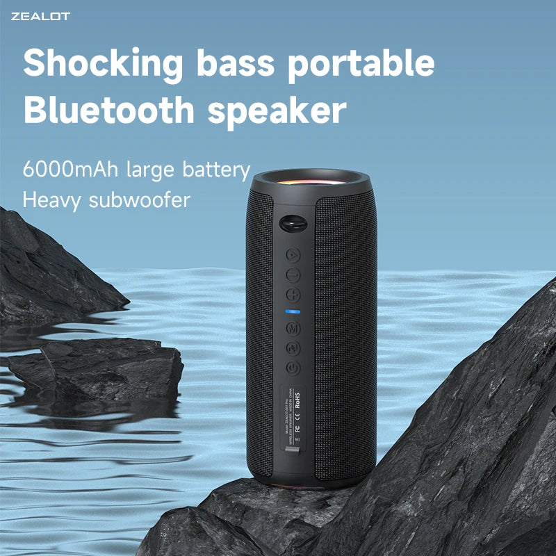 Caixa de Som Bluetooth ZEALOT-S51Pro 40W