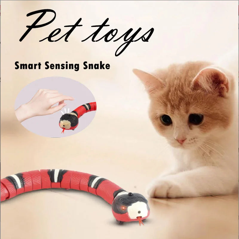 Brinquedo Cobra Elétrica USB para Gatos