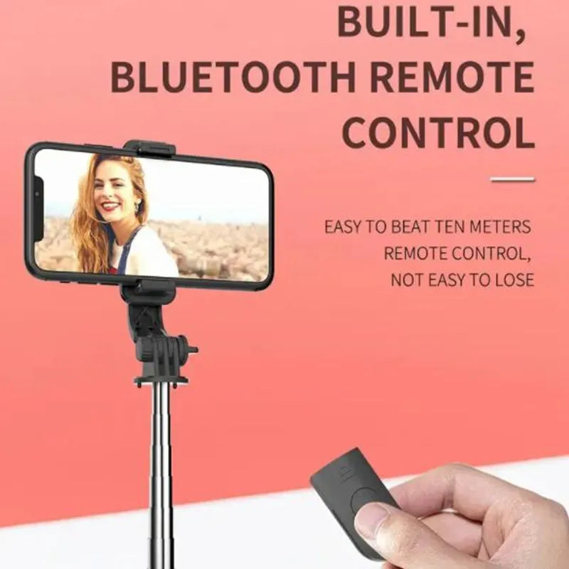 Bastão Selfie Tripé com Controle Bluetooth