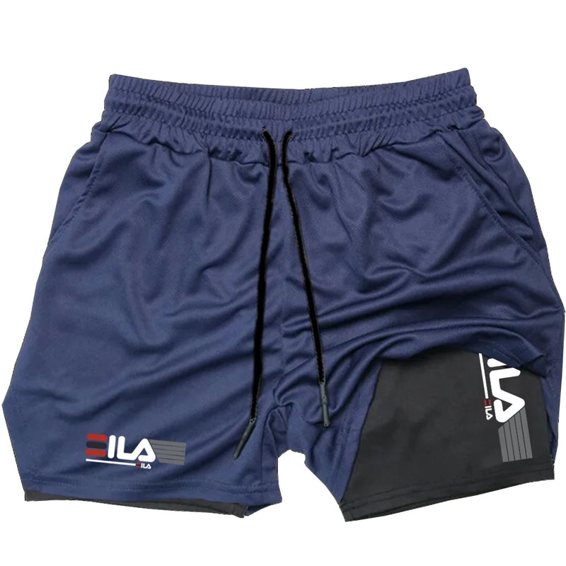 Shorts Masculino 2 em 1 Academia