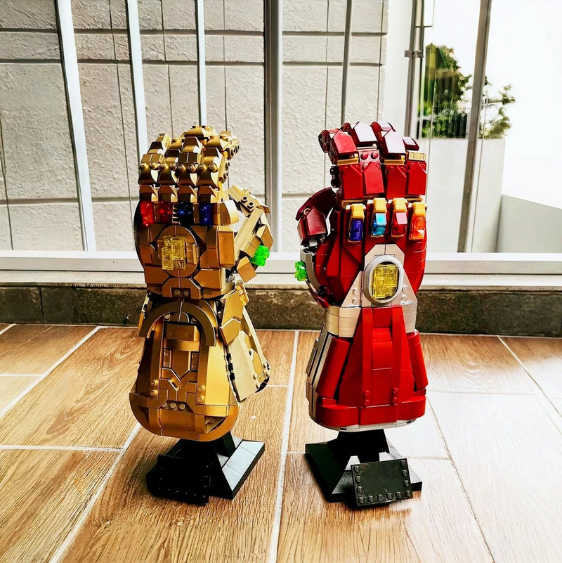 Blocos Vingadores Nano Manopla LED