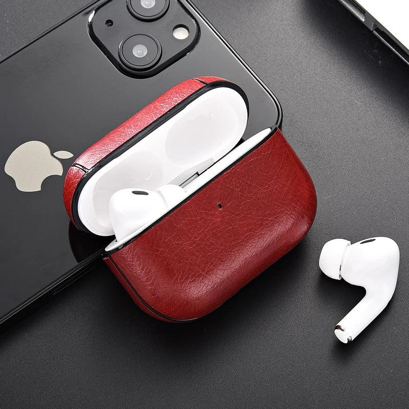 Case de Couro PU Para AirPods
