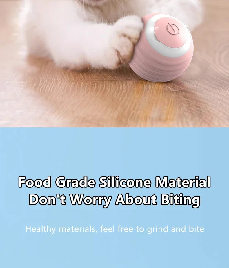 Brinquedo Interativo Bola USB para Gatos