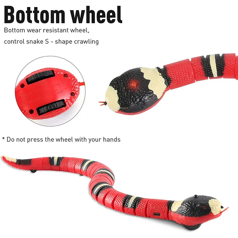 Brinquedo Cobra Elétrica USB para Gatos
