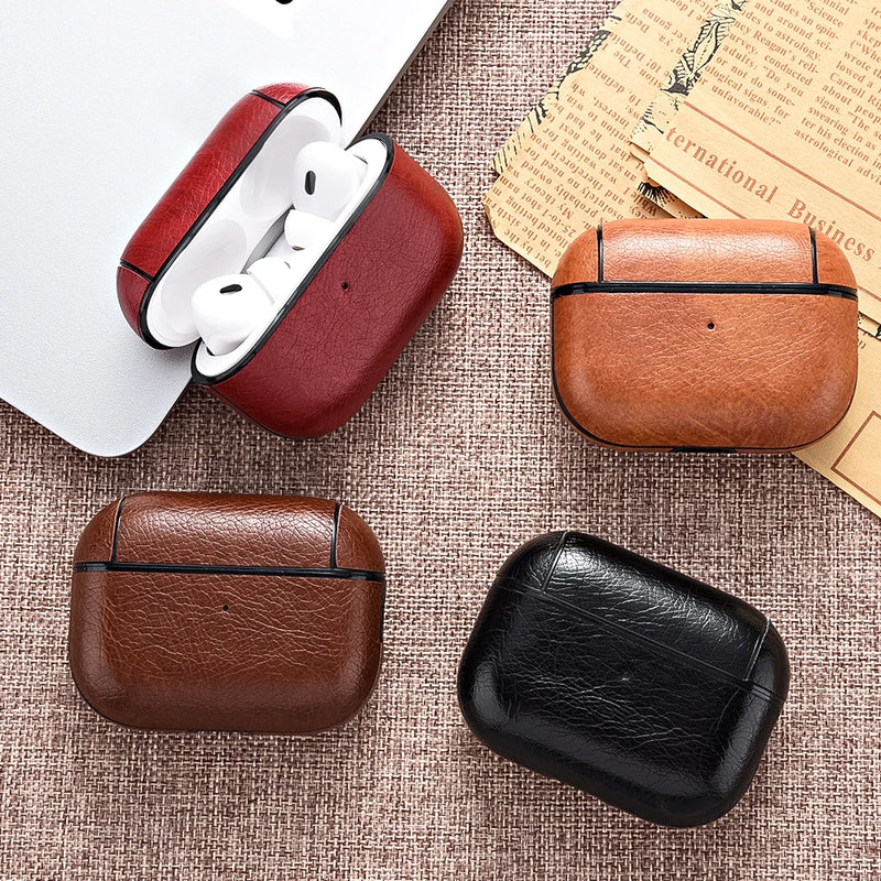 Case de Couro PU Para AirPods